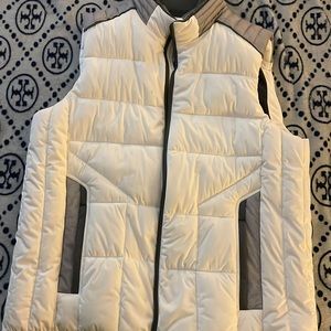 Calvin Klein Gently warn Men's white puffer vest